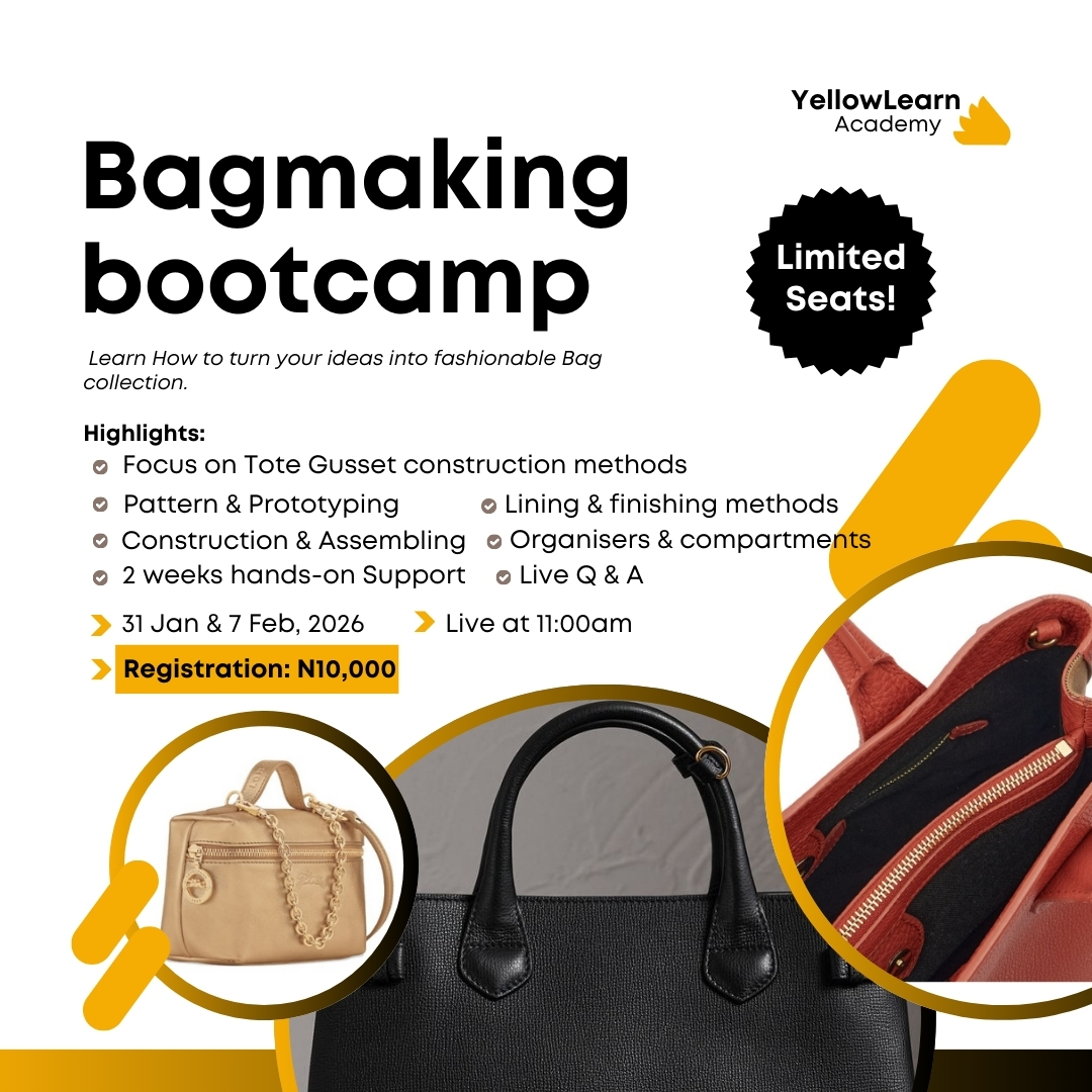yellow and black modern online business training instagram post